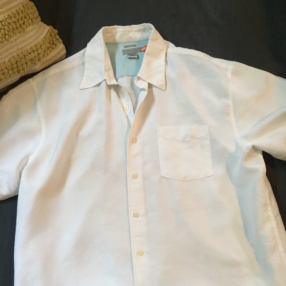 Quicksilver Men's Lrg short slv shirt